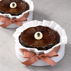Black Sesame Burnt Cheesecake by Bake by Banyan Tree – styled cake arrangement