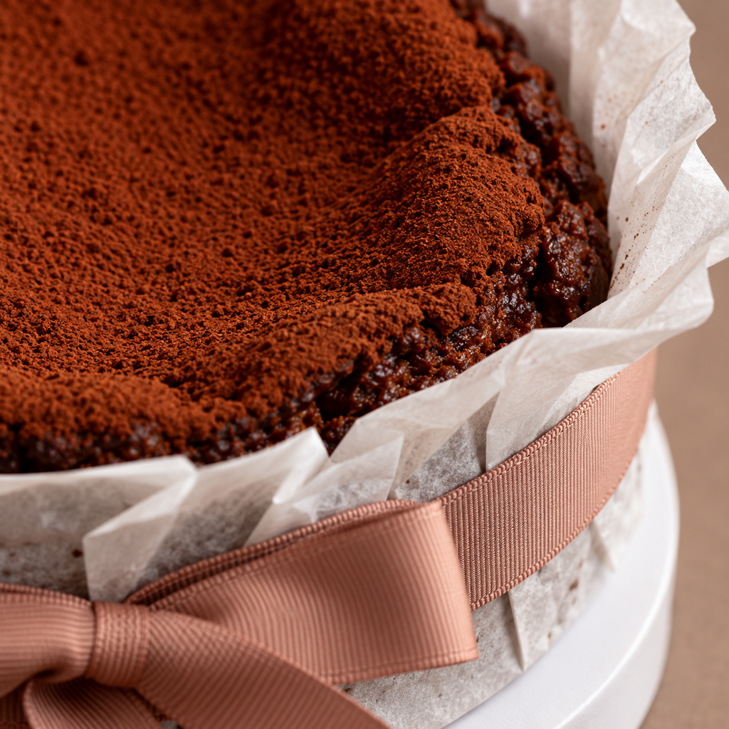 Chocolate Burnt Cheesecake by Bake by Banyan Tree – close-up detail