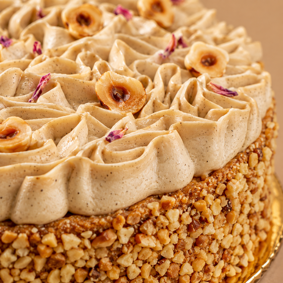 Hazelnut Coffee Cake by Bake by Banyan Tree – close-up detail