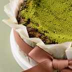Matcha Burnt Cheesecake by Bake by Banyan Tree – close-up detail