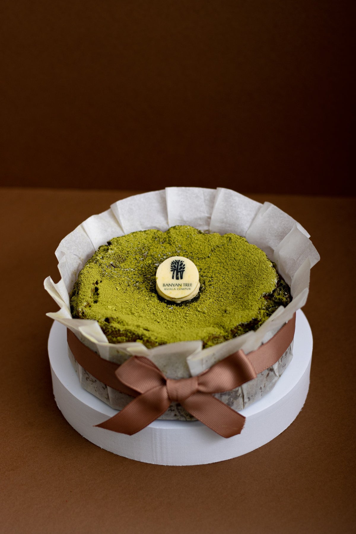 Matcha Burnt Cheesecake by Bake by Banyan Tree