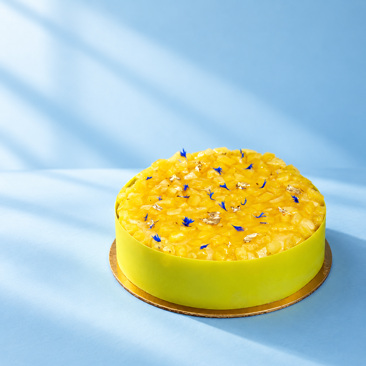 Pineapple Cheesecake by Bake by Banyan Tree – styled cake arrangement